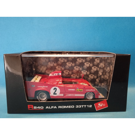 Alfa Romeo 33TT12 Prova Pescarolo Bell 1975 R240 Die Cast Model 1/43 Brumm