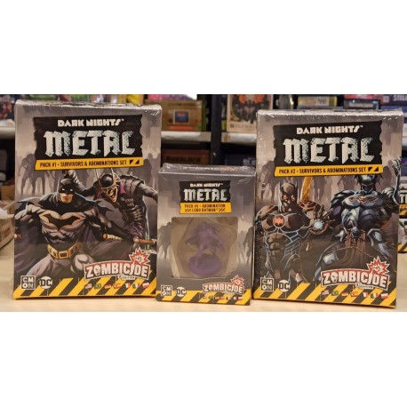 Zombicide, 2a Ed. - Batman Dark Nights: Metal Pack - Set 1-2-5  CMON