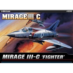 Mirage IIIC - Plastic Model Kit 1/48 Academy - 12247