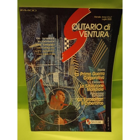 Cyberpunk GDR Solitario di Ventura Mensile Luglio 2020 N 4400  Stratelibri
