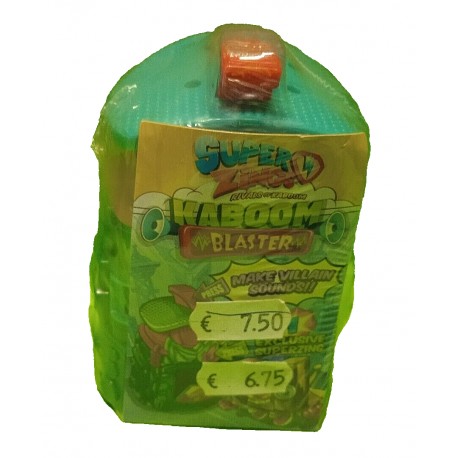 Super Zings Kaboom Blaster Make Sounds Villain Sounds Toys Nuovo