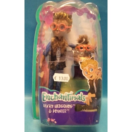 Enchantimals Hixby Hedgehog & Pointer Action Figure Mattel