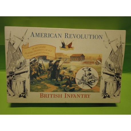 British Infantry American Revolution 3200 Soldiers plastic miniatures 1/32
