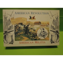 American Militia 3201 Soldiers plastic miniatures America Revolution 1/32