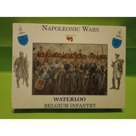 Napoleonic War Belgium Infantry Soldiers plastic miniatures 1/32 A Call to Arms