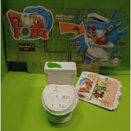 Flosh Force WC Verde Gioco Action figure Number 2 Spin Master