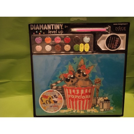 Diamantiny Level up Vaschetta Pop Corn con Cagnolini Gioco Creativo Nice Group