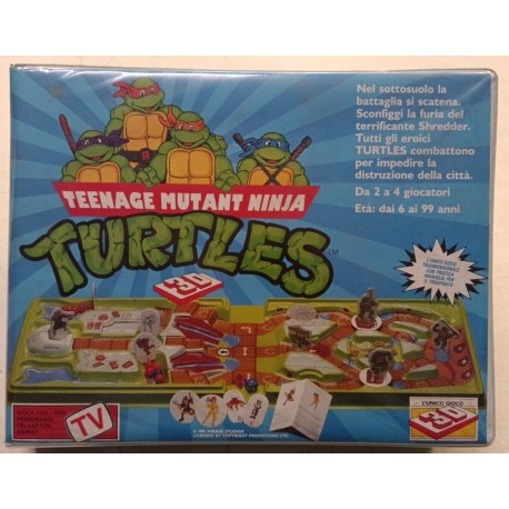 TMNT Teenage Mutant Ninja Turtles Gioco da Tavolo 3D Game 1991 Tonka Italiano