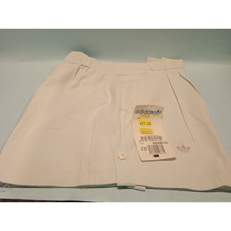 Calzoncini Tennis di Cotone a Righine Taglia 50 Adulto  Adidas Vintage Nuovo