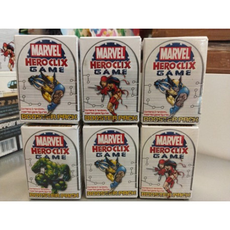 MARVEL HEROCLIX Game Booster 2 random miniatures  WIZKIDS