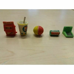 Set 5  Gomme da Collezione - Anni '80 - Vintage