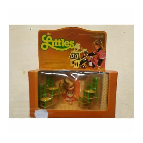 The Littles - Mobili per Bambole  - Sedie con Bambolina - metallo e plastica - a