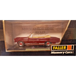 Mercedes Benz MB 220 SE Cabriolet 1961-1965 plastic model Car FALLER 1/43