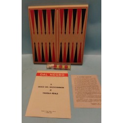 Backgammon Metallo Magnetico Vintage '80 Dal Negro Leggere attentamente