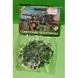 Russian Support Group USSR '80 Miniatures 1/72 Plastic Fig. Soldatini cod.10