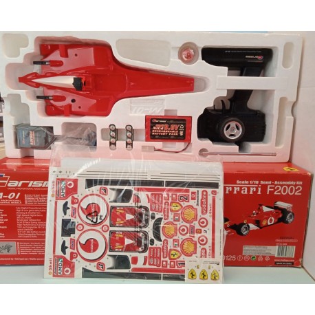 Ferrari F2002 Model Semi Assembly Kit Radiocomandata Scala 1/10 N 93868 Matoys