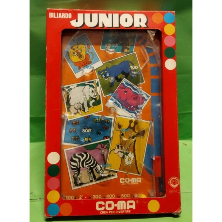Flipper in Plastica Biliardo Junior Animali - '80 Vintage -  CO-MA - LEGGERE