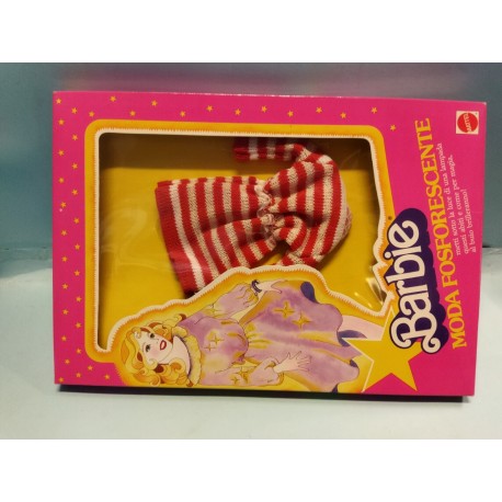 Barbie - Abito Moda Fosforescente - Mattel Abito x per Barbie Vintage '80