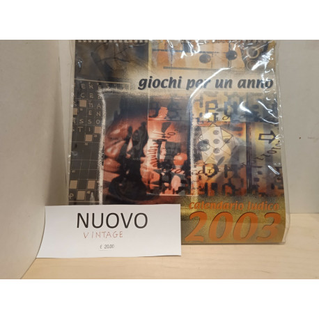 Giochi per un Anno Calendario Ludico 2003 Vintage