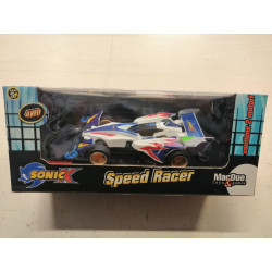 Speed Racer Sonicx - Mini 4WD -  Contiene 2 motori - MacDue - Bianca d