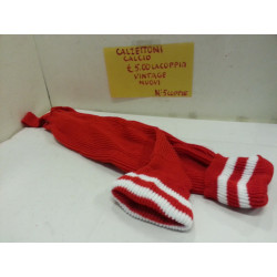 Calzettoni Calcio con staffa taglia unica  colore Rosso Seb Sport Vintage