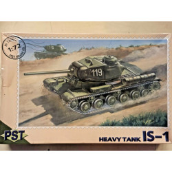Russian WWII Heavy Tank IS 1 Plastic Model Kit 1/72 PST N°72019