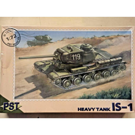 Russian WWII Heavy Tank IS 1 Plastic Model Kit 1/72 PST N°72019