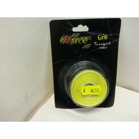 Nastro Grip Giallo per racchette da Tennis Tecnosport Vintage