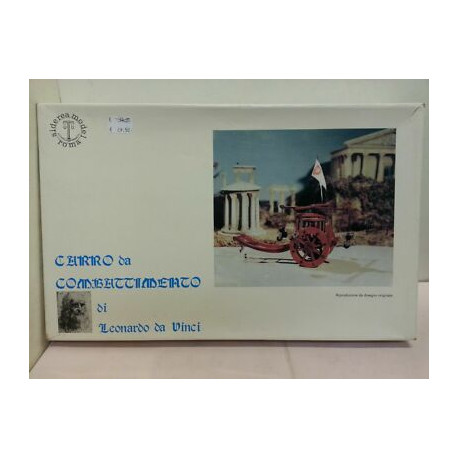 Carro da Combattimento di Leonardo da Vinci Legno di Mogano Siderea Model Roma