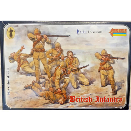 Strelets 0038 BRITISH INFANTRY Colonial Wars 1/72 - Soldatini Inglesi Coloniali