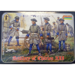 Strelets 0043 ARTILLERY OF CHARLES XII 1/72 - Soldatini SVEDESI