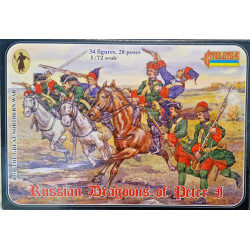Strelets 0010 RUSSIAN DRAGOONS OF PETER I 1/72 - Soldatini RUSSI