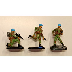 Lotto 3 Soldatini Caschi Blu ONU UN Peacekeepers Britains Deetail Militaria