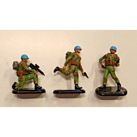 Lotto 3 Soldatini Caschi Blu ONU UN Peacekeepers Britains Deetail Militaria