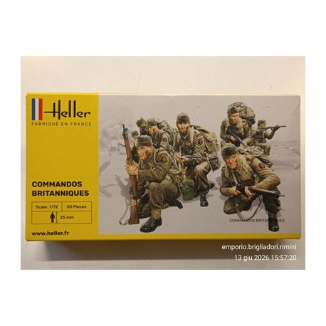 Heller 1/72 British Commandos Soldatini Modellismo Set art.49632