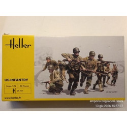 Heller 1/72 US Infantry Fanteria Americana Soldatini Plastica 50 Pz art.49601