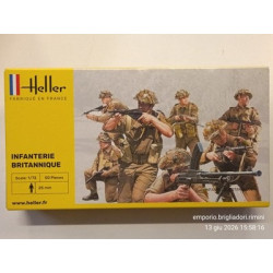 Heller 1/72 British Infantry Fanteria Britannica Soldatini Set art.49604