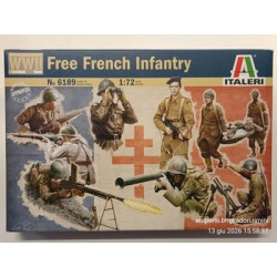 Italeri 6189 1/72 Free French Infantry Soldatini Fanteria Francese Libera WWII
