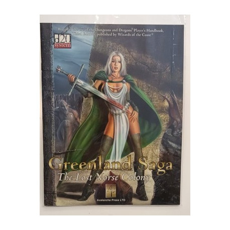 Greenland Saga The Lost Norse Colony D&D 3.0 d20 System Avalanche Press 2001