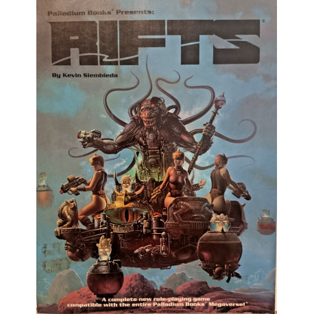 RIFTS RPG Core Rulebook Palladium Books 1990 Kevin Siembieda Manuale Base Gioco