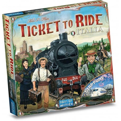 Ticket To Ride Italia/Giappone Espansione Gioco da tavolo in italiano - Asmodee