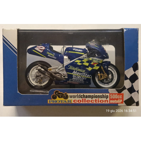 PROTAR 1/22 SUZUKI RGV GAMMA TELEFONICA KENNY ROBERTS JR -2 MOTOGP NEW BOX