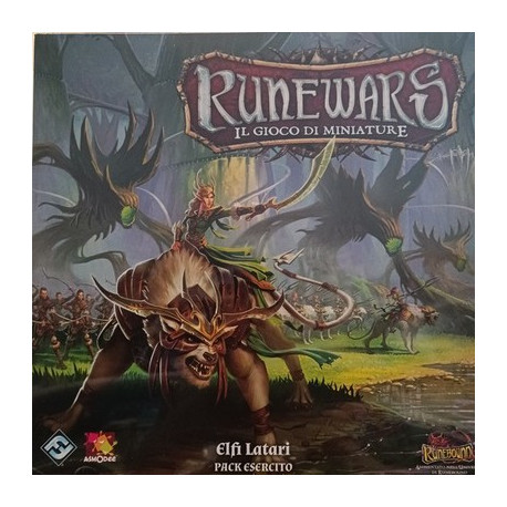 RUNEWARS IL GIOCO DI MINIATURE ELFI LATARI PACK ESERCITO ESPANSIONE ITA ASMODEE