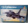 ITALERI 188 F-16 C/D Night Falcon 1:72 Model Kit Aereo Jet Militare Nuovo MIB