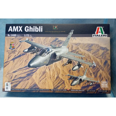 ITALERI 1460 AMX Ghibli 1:72 Centenario Aeronautica Militare 100% NUOVI STAMPI