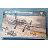 ITALERI 1466 Ju 87 G-2 Kanonenvogel Stuka 1:72 Aereo WW2 Modellismo Plastica New