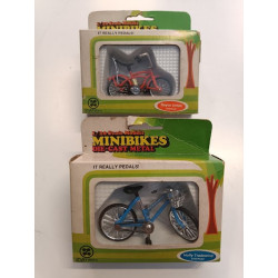VINTAGE ZYLMEX MINIBIKES DIE-CAST 1/20 LOTTO HUFFY TRADEWIND + ROYCE UNION BOXED