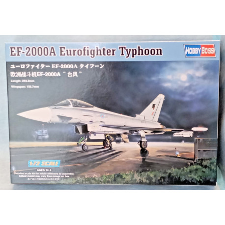 Hobby Boss 80264 EF-2000A Eurofighter Typhoon 1:72 Model Kit Aereo Militare NEW