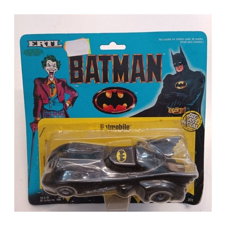 BATMAN THE MOVIE: BATMOBILE DIE-CAST METAL (SCALA 1/43) VINTAGE ERTL (1989)