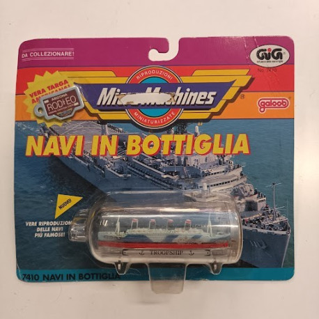 MICRO MACHINES GiG (1990) - NAVI IN BOTTIGLIA: "USS ENTERPRISE" (N. 7410)